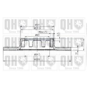Comprar Disco de freno de QUINTON HAZELL BDC1026 a bajo precio de 22,83 €