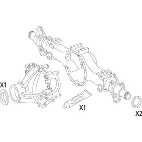 Dichtungssatz, Differential 19536224