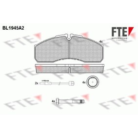 Acquista Kit pastiglie freni da FTE BL1945A2 a buon mercato per soli 83,47 €