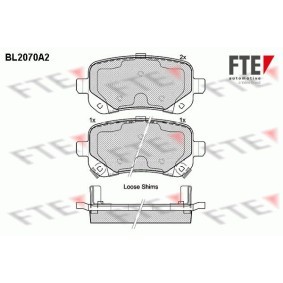 Acquista Kit pastiglie freni da FTE BL2070A2 a buon mercato per soli 43,89 €