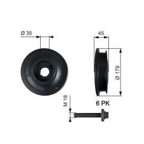 Riemenscheibe, Kurbelwelle TVD1012A
