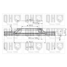 ISUZU Bremsscheibe von QUINTON HAZELL