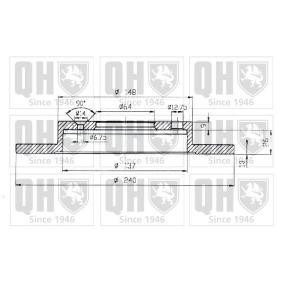 SUZUKI Bremsscheibe von QUINTON HAZELL