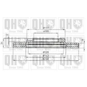 MITSUBISHI Bremsscheibe von QUINTON HAZELL