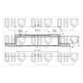 ISUZU Bremsscheibe von QUINTON HAZELL