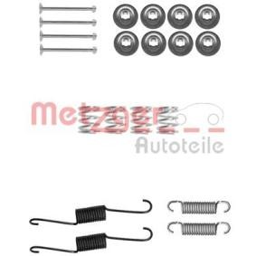 Comprar Juego de accesorios, zapatas de freno de METZGER 105-0031 a bajo precio de 13,85 €