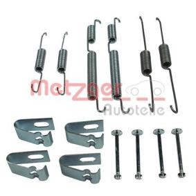 Comprar Juego de accesorios, zapatas de freno de METZGER 105-0035 a bajo precio de 20,35 €