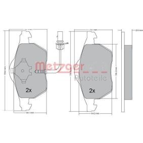 Achetez des Plaquettes de frein METZGER 1170020 à prix pour 37,49 €