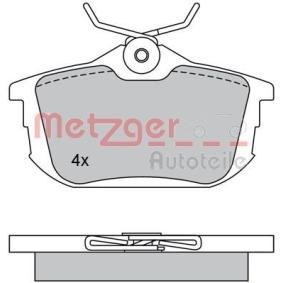 Achetez des Plaquettes de frein METZGER 1170021 à prix pour 23,23 €