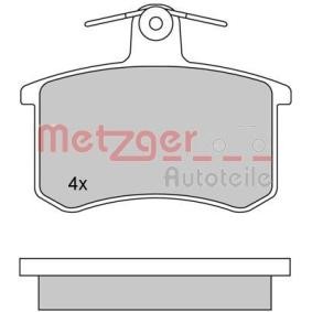 Achetez des Plaquettes de frein METZGER 1170030 à prix pour 23,55 €