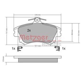 Achetez des Plaquettes de frein METZGER 1170032 à prix pour 27,74 €