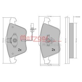 Achetez des Plaquettes de frein METZGER 1170099 à prix pour 32,79 €