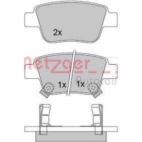 Achetez des Plaquettes de frein METZGER 1170193 à prix pour 29,20 €