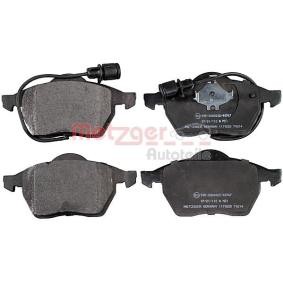Achetez des Plaquettes de frein METZGER 1170225 à prix pour 28,76 €