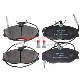Achetez des Plaquettes de frein METZGER 1170253 à prix pour 35,82 €