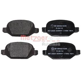 Comprar Juego de pastillas de freno de METZGER 1170392 a bajo precio de 21,33 €