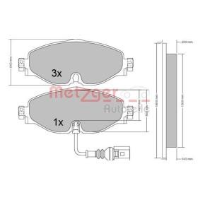 Acquista Kit pastiglie freni da METZGER 1170411 a buon mercato per soli 56,36 €