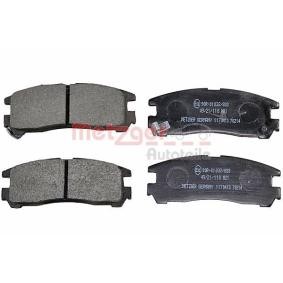 Achetez des Plaquettes de frein METZGER 1170413 à prix pour 23,26 €