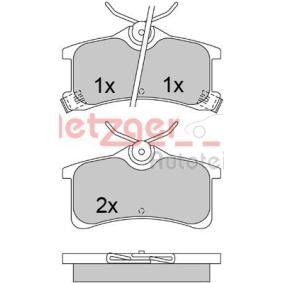 Achetez des Plaquettes de frein METZGER 1170463 à prix pour 28,82 €