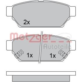Achetez des Plaquettes de frein METZGER 1170492 à prix pour 24,94 €