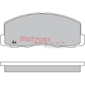 Achetez des Plaquettes de frein METZGER 1170569 à prix pour 28,70 €