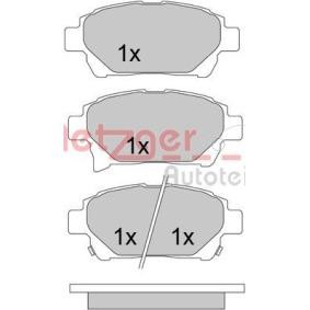 Acquista Kit pastiglie freni da METZGER 1170586 a buon mercato per soli 37,93 €
