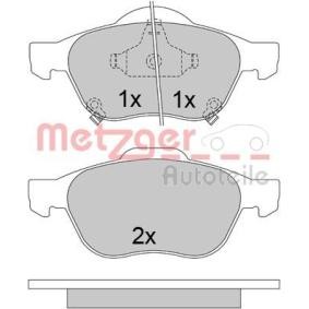 Achetez des Plaquettes de frein METZGER 1170587 à prix pour 41,46 €