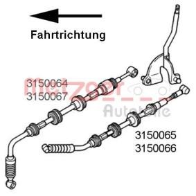 Seilzug, Schaltgetriebe 3150066 für Ducato Bus (250_, 290_) für 121,59 CHF
