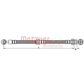 Comprar Latiguillo de freno de METZGER 4110735 a bajo precio de 20,36 €