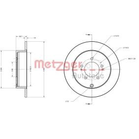 Comprar Disco de freno de METZGER 6110197 a bajo precio de 31,85 €