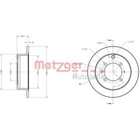 Comprar Disco de freno de METZGER 6110221 a bajo precio de 40,36 €