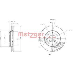 Bremsscheibe von METZGER