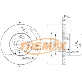 Acquista Disco freno da FREMAX BD-4413 a buon mercato per soli 68,11 €