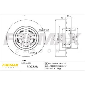 Acquista Disco freno da FREMAX BD-7328 a buon mercato per soli 72,12 €