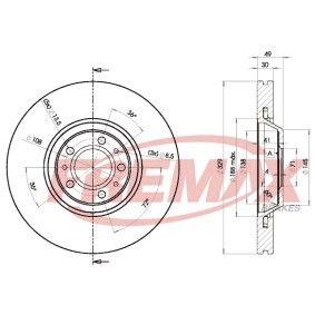 Acquista Disco freno da FREMAX BD-4608 a buon mercato per soli 99,50 €