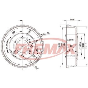 Bremstrommel BD-0022