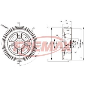Comprar Tambor de freno de FREMAX BD-9322 a bajo precio de 39,76 €