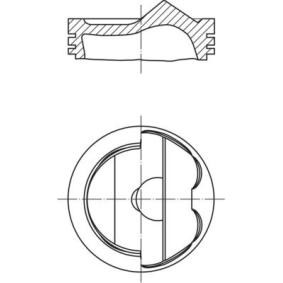 Kolben 028 PI 00124 000