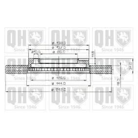 Bremsscheibe von QUINTON HAZELL BDC3599