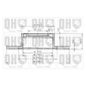 Acquista Disco freno da QUINTON HAZELL BDC3141 a buon mercato per soli 30,10 €