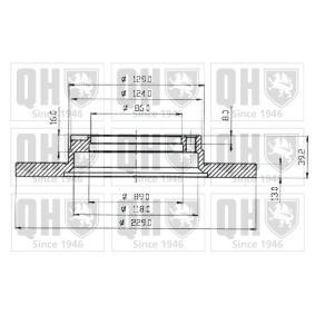 MITSUBISHI Bremsscheibe von QUINTON HAZELL