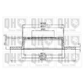 MITSUBISHI Bremsscheibe von QUINTON HAZELL