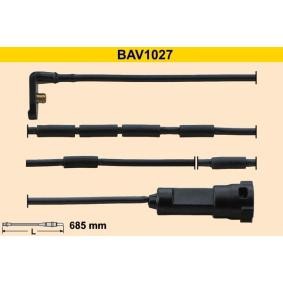 Compre Contacto avisador, desgaste da pastilha de travão da Barum BAV1027 a um preço baixo por 12,36 €