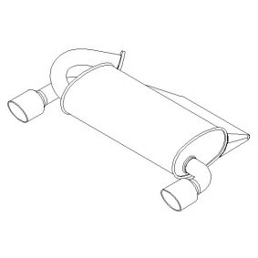 Endschalldämpfer DS-326