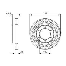 Bremsscheiben von BOSCH für Dyna Bus (U300-U400) günstig online kaufen