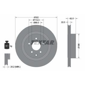 Bremsscheibe 92203603 von TEXTAR günstig für 128,98 € online kaufen