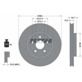 Bremsscheibe 92272205 von TEXTAR günstig für 114,43 € online kaufen