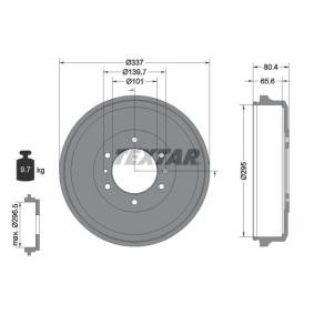 Comprar Tambor de freno de TEXTAR 94039400 a bajo precio de 88,27 €