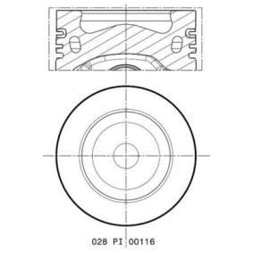 Achetez des Piston de chez MAHLE ORIGINAL en ligne pour Crafter 30-50 Camion plate-forme/Châssis (2F) à prix modérés