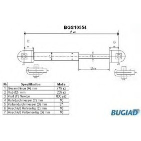 Heckklappendämpfer BGS10554